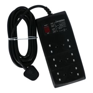 EXT. CORD 6SCKT 5M 4USB 220V STARTECH EXT. CORD 6SCKT 5M 4USB 220V STARTECH